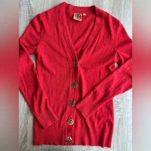 Tory Burch Merino Wool Cardigan